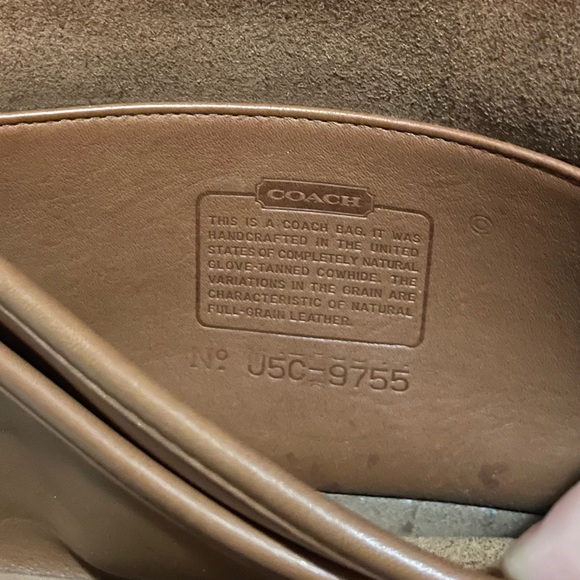 Vintage Coach British Tan Crossbody - Picture 7 of 7